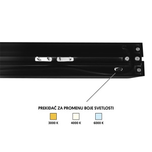Viseća LED lampa 60W Prosto LLS-D50-60/CCT-BK - Img 3