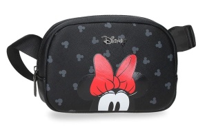 Ženska torba oko struka Disney Minnie Bowlogue eko koža 19x13x5,5cm crna