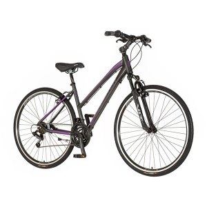 Ženski bicikl 28/18in 18 brzina 155-178cm sivo ljubičasti Visitor Terra Lady Visitor 1280057