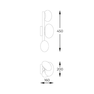 Zidna lampa Omi 3xG9 Zuma Line 133867-027990 - Img 2