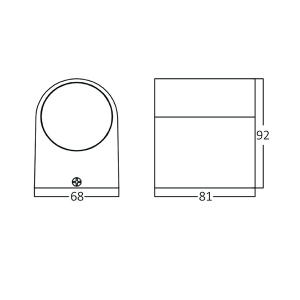 Zidna lampa spoljna 1xGU10 Braytron BG32-00202 - Img 4