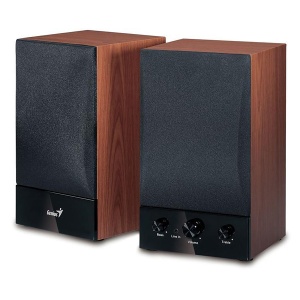 Zvučnici GENIUS SP-HF1250B 2.0 Wood 40W I106018