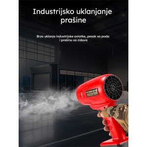 Akumulatorski turbo fen 20463-5687RD - Img 3