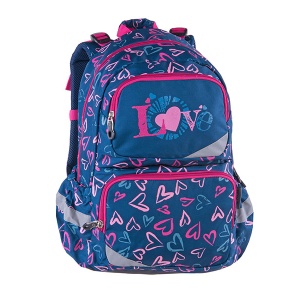 Anatomski ranac za školu Pulse XL Blue Love 121464