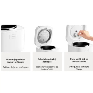 Aparat za kuvanje pirinča 1,5 l beli Xiaomi 6941812796474 - Img 4