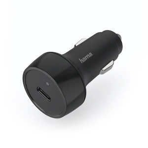 Auto punjač brzi PD/Qualcomm crni 18W Hama 183285