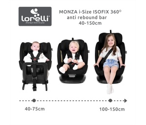 Auto Sedište I-size Isofix 40-150cm Zelena Lorelli Monza 10072022512 - Img 4