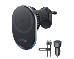Automobilski bežični punjač Anker Prime 25W MagGo crni