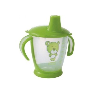 Baby Non Spil Šolja sa Ručkama Teddy Friend 180ml Canpol Babies 31/500-zelena