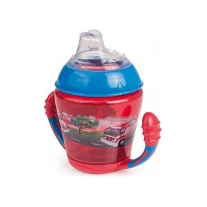 Baby Non Spill Šolja sa Ručkama Happy Vehicles Canpol Babies 56/502-crveno-plava