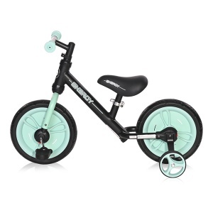 Balans Bicikl Energy 2u1 Black and Green Lorelli 10050480003 - Img 3