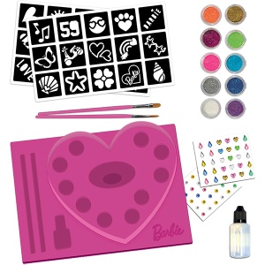 Barbi kreativni set Sjajne tetovaže za devojčice Lisciani 54165 - Img 4