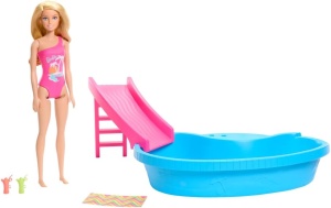 Barbie lutka na bazenu Letnji bazen set HRJ74 - Img 2