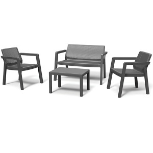Baštenska garnitura Emilly Patio grafit Keter CU 246589