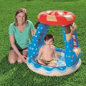 Bazen za decu Bestway Candyville Playtime 91x91x81cm 52270 - Img 1