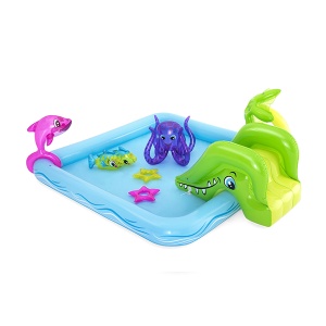 Bazen za decu BESTWAY Fantastic Aquarium 239x206x86cm 53052 - Img 4