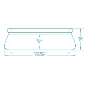 dimenzije bazena Fast Set 396x84cm Bestway