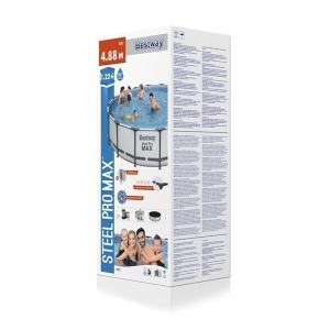 bazen za dvorište 488x122cm bestway sa metalnom konstrukcijom