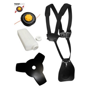 Benzinski trimer za travu Fieldmann FZS 3020-B zeleni 32.5cm³ - Img 2