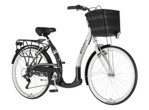 Bicikl 26/18in 155-178cm 6 brzina belo crni Visitor Vintage 1262102