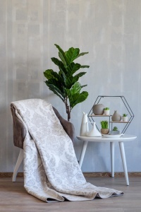 Ćebe Eco Blanket 150x200 žakard krem 021355