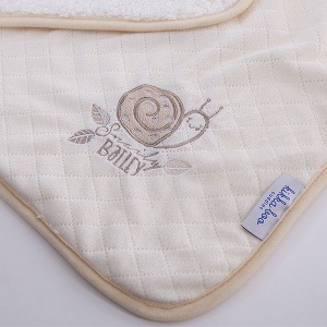Ćebence za bebe Luxury Coral Fleece Sherpa beli puž Kikko Boo 31103020035 - Img 2