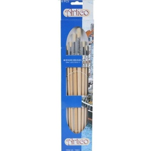 Četkice za bojenje zaobljene 6pcs Artico 33878