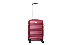 Čvrsti kofer sa točkićima Enova Capri ABS 55cm bordo