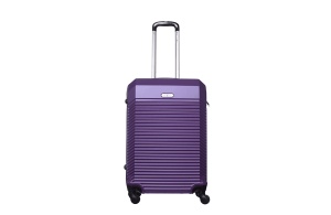 Čvrsti kofer sa točkićima Enova Capri ABS 65cm ljubičasta