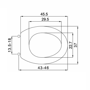 Daska za WC šolju Duroplast bela M94 Metaform 101021004 - Img 2