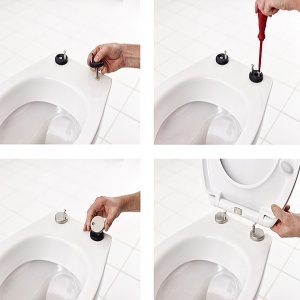 Daska za WC šolju soft close duroplast Lily Ridder 02202100 - Img 2