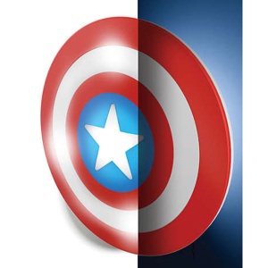 Dečija zidna lampa 3D Marvel Captain America 71940/32/P0