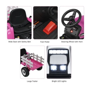 Dečiji Električni Traktor XMX611 Roze - Img 11