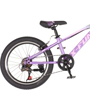 Dečiji MTB bicikl 20/10in 6 brzina 115-135cm ljubičasti X-bike X Fun 1420250 - Img 3
