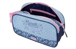 Dečiji neseser sa 2 pregrade Movom Spring Vibes 26x16x10cm plava - Img 3
