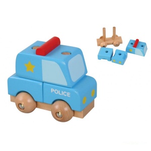 Drvena igračka 3D slagalica policija 7586.3