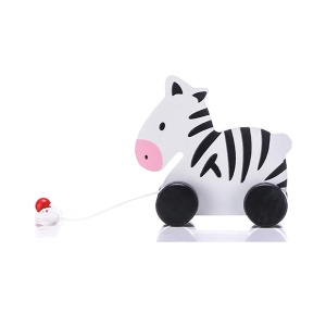 Drvena igračka Životnja na vuču Zebra BBO GB-023