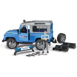 Džip Land Rover policijski sa policajcem Bruder 025977 - Img 3