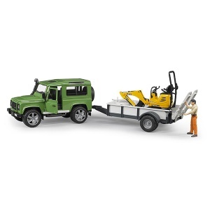 Džip Land Rover sa Mikro JCB 8010CTS Bruder 025939 - Img 2