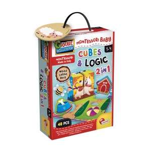 Edukativna igračka za bebe kocke i logika Lisciani 52188