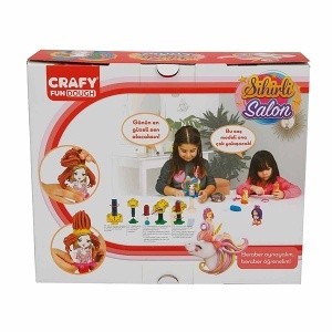 Edukativni set plastelin frizerski salon Crafy Fun Dough 100041 - Img 3