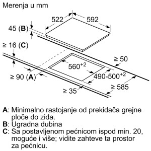 Električna ploča za kuvanje 60cm crna serija 2 Bosch PKE61RAA2E - Img 4