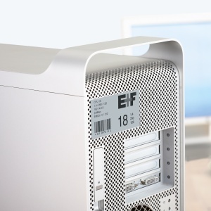 Etikete 210x297 A4/1 1/25 aluminium look - Img 2