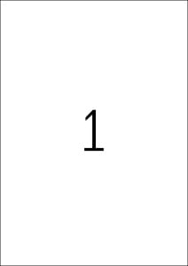 Etikete 210x297 A4/1 1/25 srebrna - Img 3