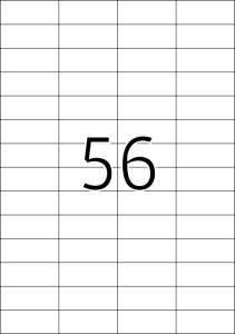 Etikete 52,5x21,2 A4/56 1/100 bela - Img 2