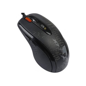 F5 V-Track Gaming USB crni miš