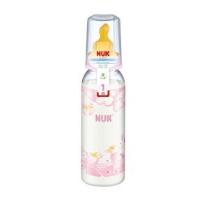 Flašica kaučuk 240ml Nuk Baby Rose / 741409