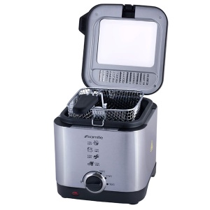 Friteza na ulje 1,5 l inox Kamille 6812 - Img 2