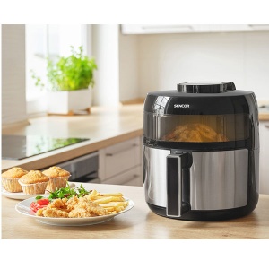 Friteza na vruć vazduh Sencor SFR 5010BK crna 1500W 5l - Img 4