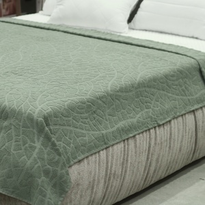 Frotir prekrivač Stone 200x210 tamno zelena 024540
